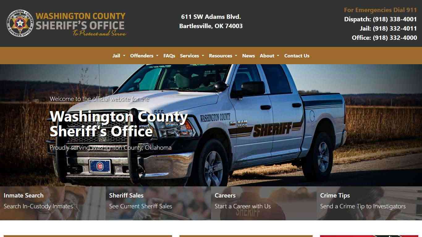 Washington Sheriff Office Oklahoma