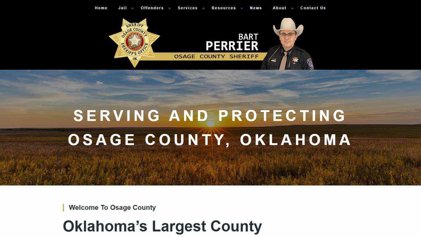 Osage County Sheriff's Office – Sheriff, Bart Perrier